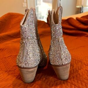 Betsey Johnson bling boots